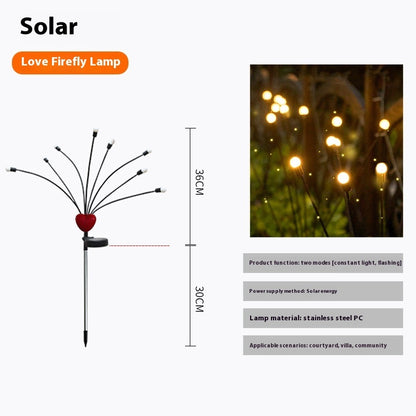 Solar Firefly Villa Outdoor Waterproof Garden Lamp