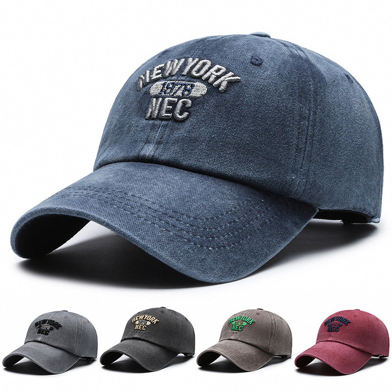 Paste Cloth Embroidery Three-dimensional Letter Baseball Cap Men