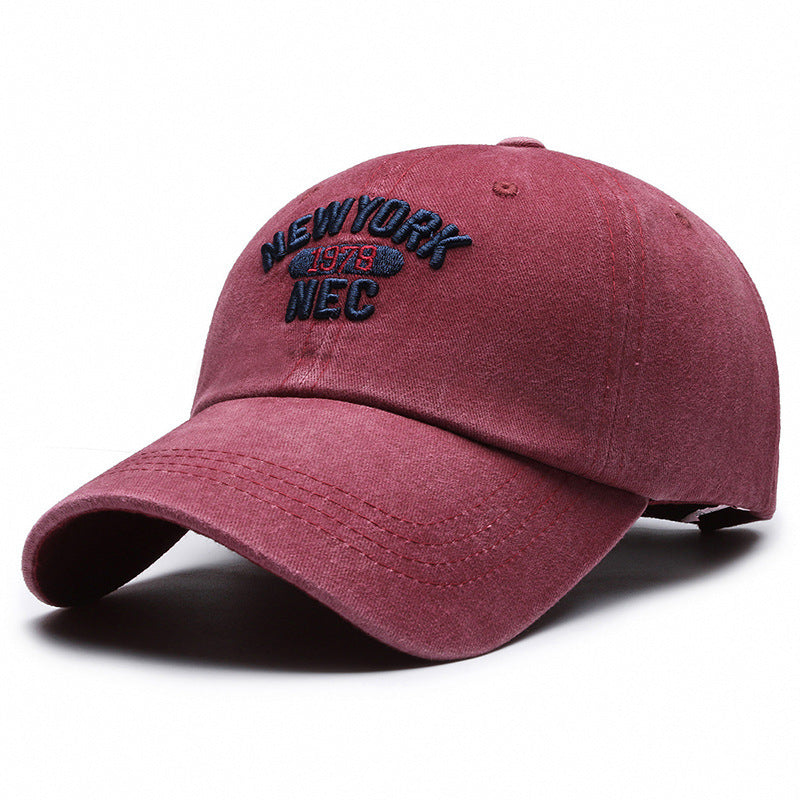 Paste Cloth Embroidery Three-dimensional Letter Baseball Cap Men