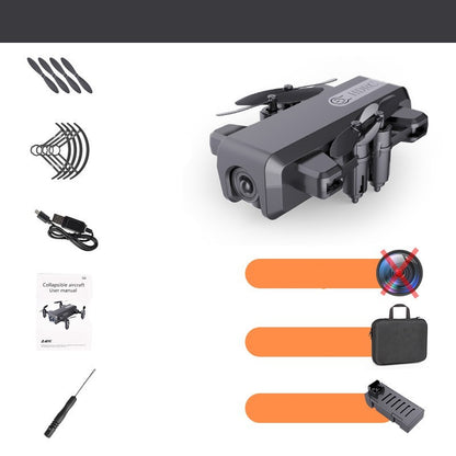 Mini folding drone aerial photography vehicle