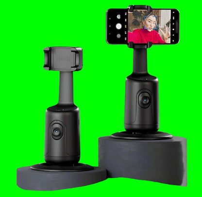 360 Auto Face Tracking Gimbal AI Smart Gimbal Face Tracking Auto Phone Holder For Smartphone Video Vlog Live Stabilizer Tripod