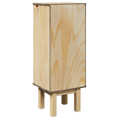 Bathroom Cabinet Otta 35X30X90 Cm Solid Wood Pine