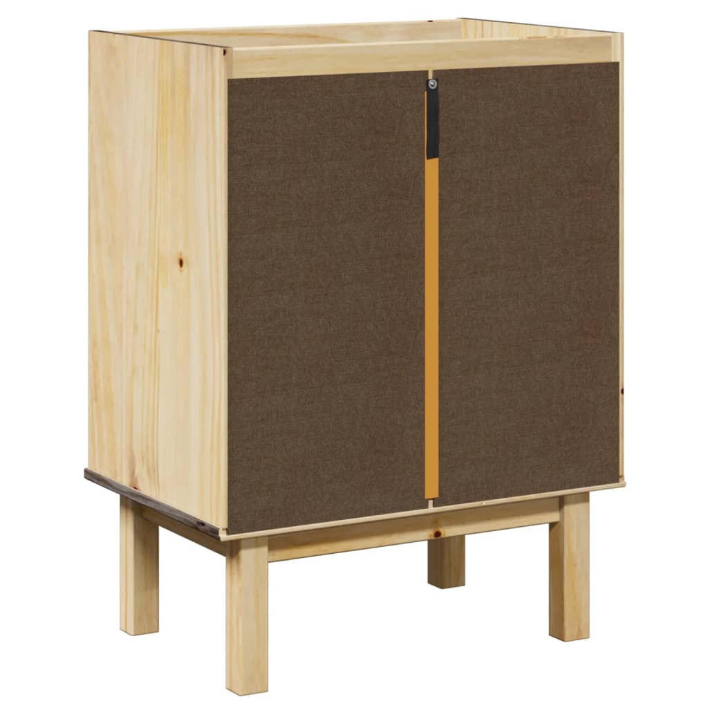 Bathroom Sink Cabinet Otta 59X40X80 Cm Solid Wood Pine