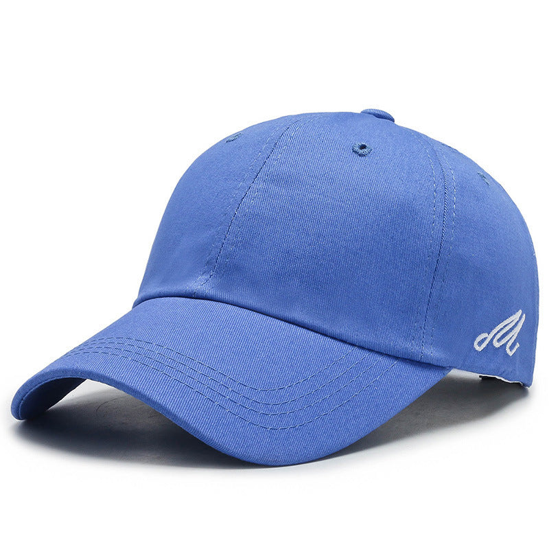 Men's Embroidery Polyester Cotton Sun-proof Baseball Cap For Traveling