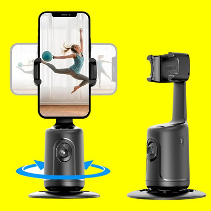 360 Auto Face Tracking Gimbal AI Smart Gimbal Face Tracking Auto Phone Holder For Smartphone Video Vlog Live Stabilizer Tripod