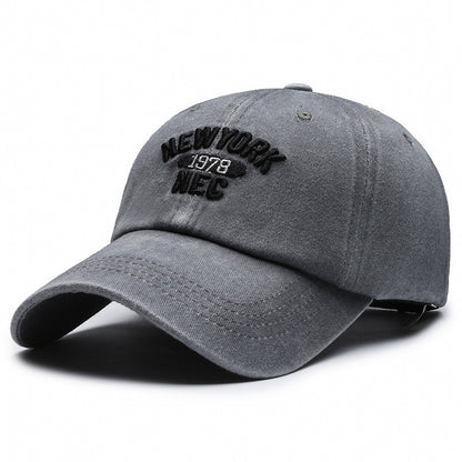 Paste Cloth Embroidery Three-dimensional Letter Baseball Cap Men