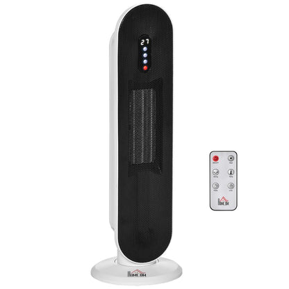 Ceramic Space Heater, Oscillation, Remote Overheat Protection, 1200/2000W